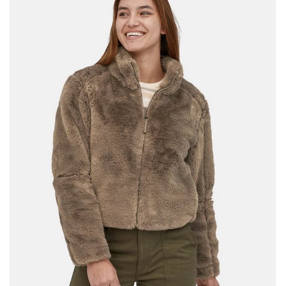 Patagonia Lunar Frost Jacket in Furry Taupe - Picture 1 of 12